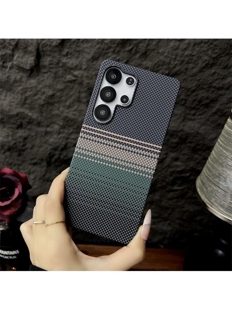 Adando Compatible with Samsung Galaxy S26 Ultra Case, Ultra-Thin and Lightweight, Semi-Enclosed Frameless, Slim Carbon Fiber, Case for Samsung S26 Ultra Shockproof Strong Magnetic Cover, Wireless Charging (Green) - Image 3